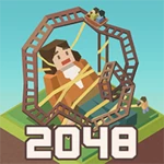 2048 tycoon: theme park mania android application logo